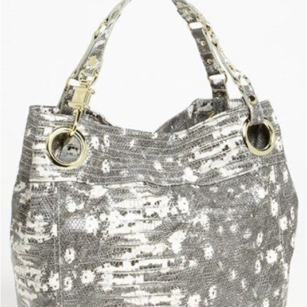 Steven by Steve Madden 'Candy Coated' Lizard Embossed Tote- Large Tote